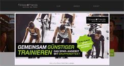 Desktop Screenshot of fitness-friends.de